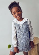 Vestido Cuello Azul Navy Mayoral modelo